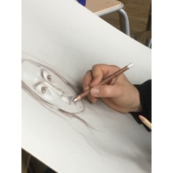 Cours de portrait au dessin et à l'aquarelle - Paris 17